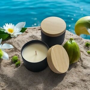 Orchid & Vine Handcrafted Premium Soy Wax Hand Poured Tin Candle 3 oz Long Burn